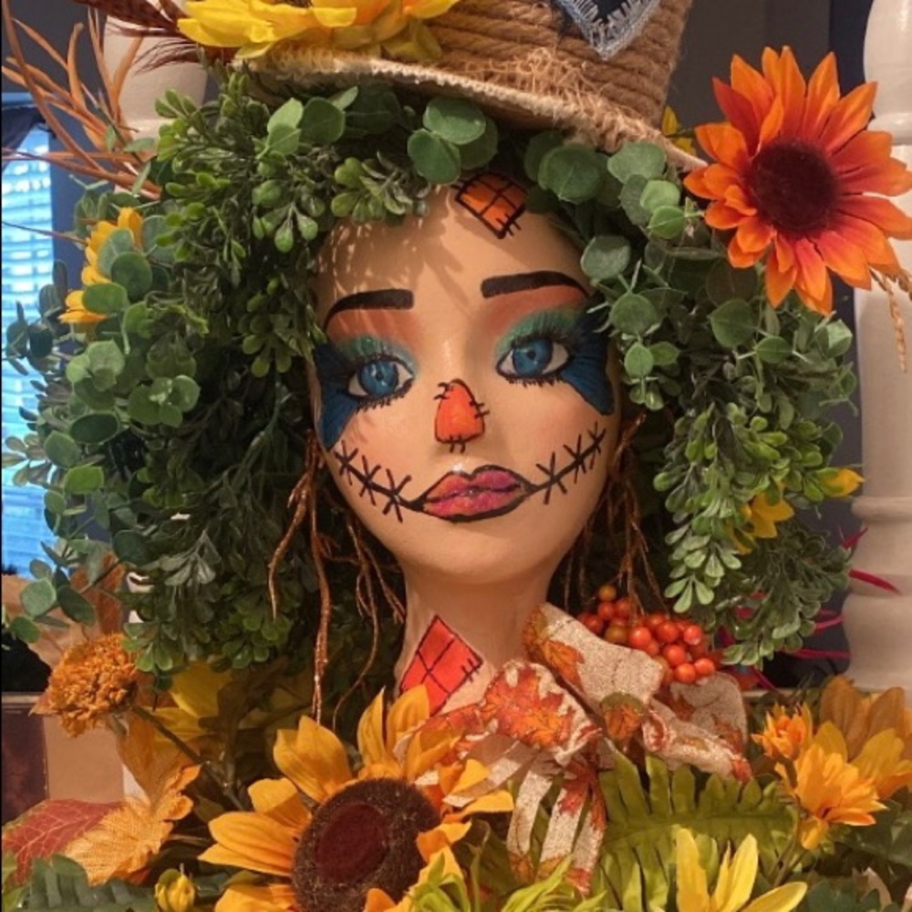 Fall scarecrow table settings